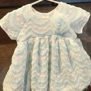 12 month baby girl / infant dress Easter, holiday, Nye dress